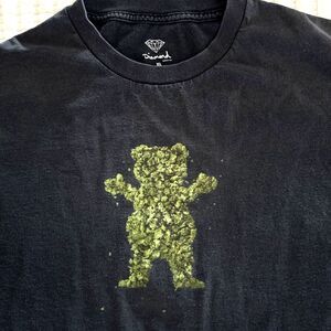 Diamond Supply Co. X Grizzly T-Shirt Size XL Bud Bear Skater Tee